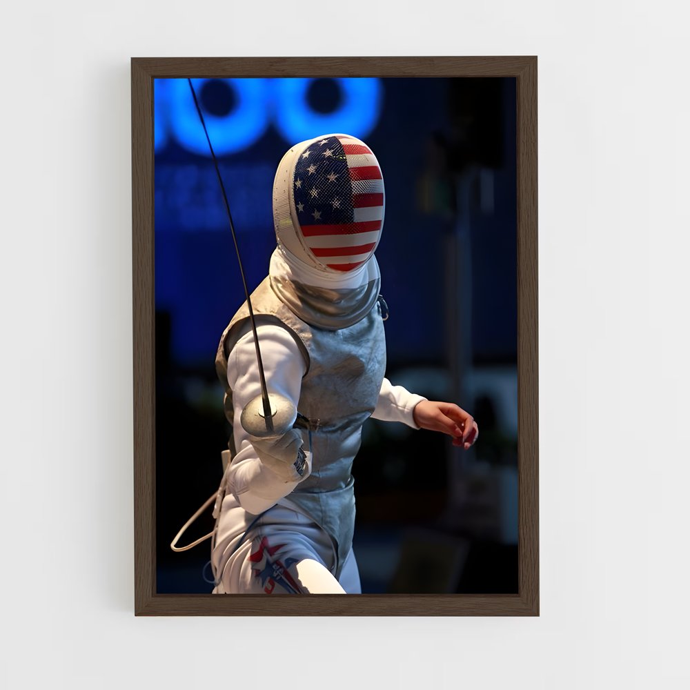 Poster L'Épreuve du Sabre – affiche Escrime (vue 5)